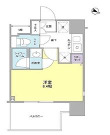 アイルズ東中野 504 間取り図