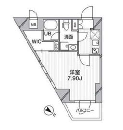 ルクレ西馬込 308 間取り図