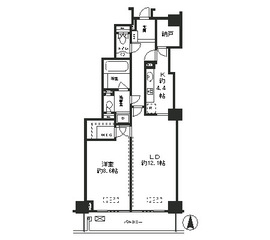 恵比寿ガーデンテラス弐番館 1111 間取り図