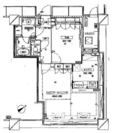 アウルタワー 25階 間取り図