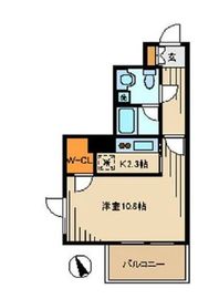 アゼリアテラス新宿 5階 間取り図