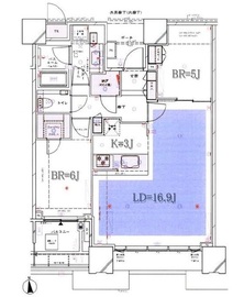 ドゥ・トゥール 29階 間取り図