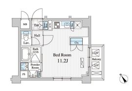 アンソレイユ代々木 401 間取り図