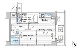 アンソレイユ代々木 210 間取り図