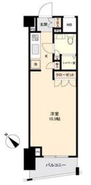 サンクタス市ヶ谷富久町イーストタワー 3階 間取り図