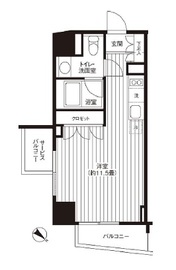 Ti-HIGASHIAZABU 704 間取り図