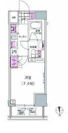 プレジリア東日本橋 608 間取り図