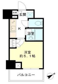 ブリリア日本橋茅場町 6階 間取り図