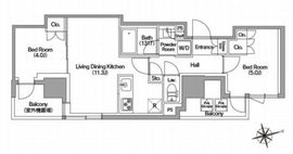 コンフォリア東新宿ステーションフロント 912 間取り図