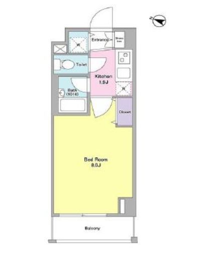 コンフォリア文京白山 604 間取り図