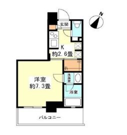 コスモリード目黒学芸大学イースト 301 間取り図