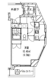 ヒルサイド御殿山 501 間取り図