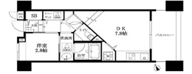 ライオンズシティ恵比寿 5階 間取り図