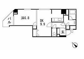 コンフォリア銀座イースト弐番館 406 間取り図