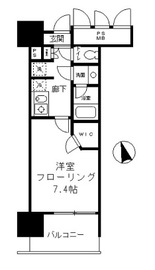 フォンテーヌ芝浦 905 間取り図