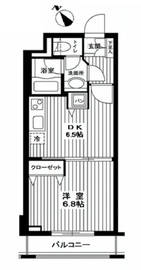 カスタリア新宿御苑 905 間取り図