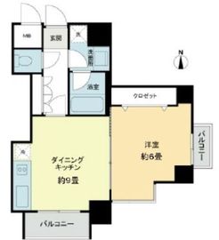 ベルファース市ヶ谷 1201 間取り図