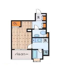 クレッセント東京ビュータワー 4階 間取り図