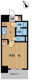 プライムアーバン門前仲町 205 間取り図