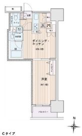 エスティメゾン錦糸町2 1105 間取り図