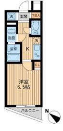 ユニフォート目黒中町 602 間取り図