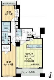 御殿山テラス 413 間取り図