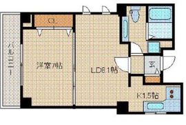 レジディア日本橋人形町 701 間取り図