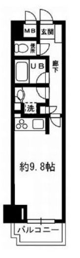 レジディア目白 318 間取り図