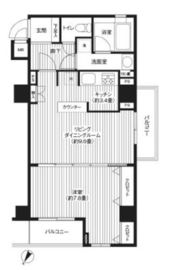 カスタリア初台 309 間取り図