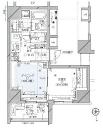 ピアース千代田淡路町 10階 間取り図