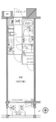 ピアース千代田淡路町 3階 間取り図