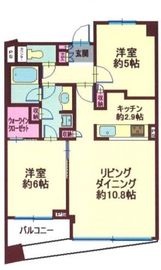 パークホームズ目黒ザレジデンス 4階 間取り図