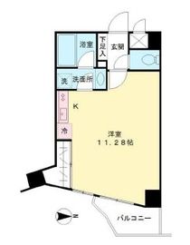 サウサリート高輪 303 間取り図