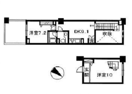 レジデンスシャルマン月島 835 間取り図