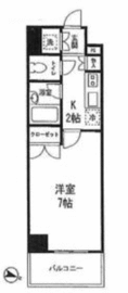 コンフォリア小石川 106 間取り図