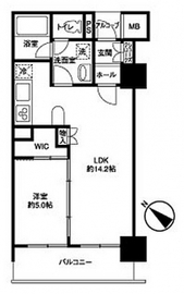 LaSante五反田 405 間取り図