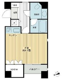 エンゼルピュア高輪 401 間取り図