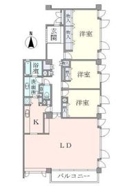 N・Iヒルズ池田山 202 間取り図