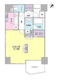 LaSante五反田 601 間取り図