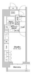 コンフォリア北参道 303 間取り図