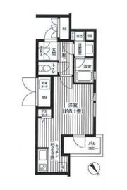 コスモリード新宿余丁町 310 間取り図