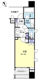 ファミール銀座イースト 2階 間取り図