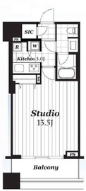 コンシェリア西新宿タワーズウエスト 17階 間取り図