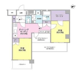 カルディア西馬込 307 間取り図