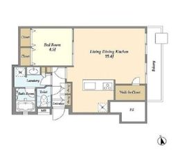 竹橋ヒルズ 915 間取り図