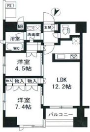 レゾンアレグレ 5階 間取り図
