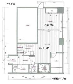 レジディアタワー麻布十番 1101 間取り図