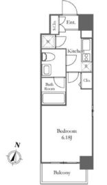 プレミアステージ笹塚 504 間取り図