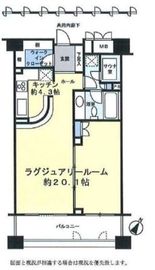 オリンピアード麻布霞坂 12階 間取り図