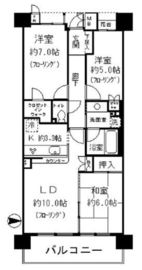 東京ベイ・リベロシティ 9階 間取り図